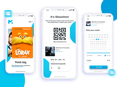 Muze- Movie Booking App Concept