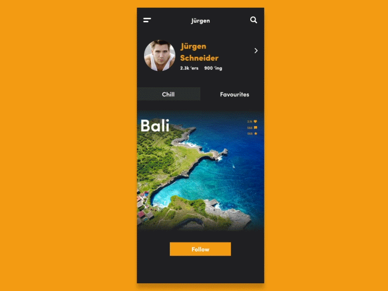 Social App- Interaction Design