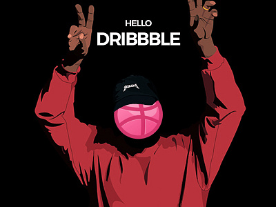 i feel like dribbble debut graphic illustration kanye life of pablo