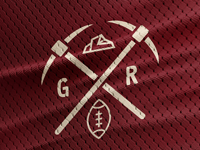 Golden RUSH 49ers branding fantasy football golden golden rush jersey logo mining sports vector