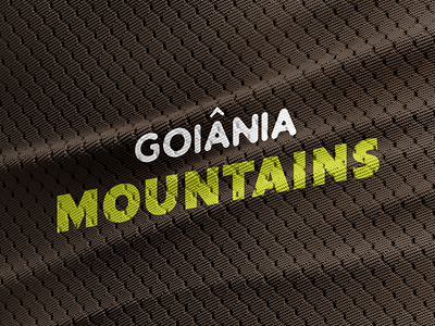 Goiânia MOUNTAINS branding fantasy football goiânia logo mountains sports team vector wordmark