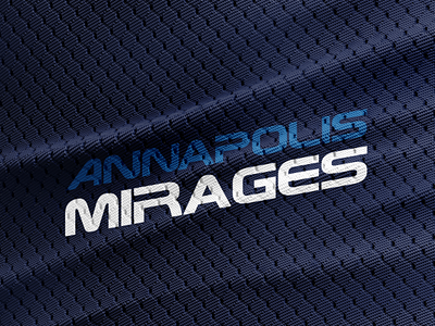 Annapolis MIRAGES annapolis anápolis fantasy football jets logo mirages sports wordmark