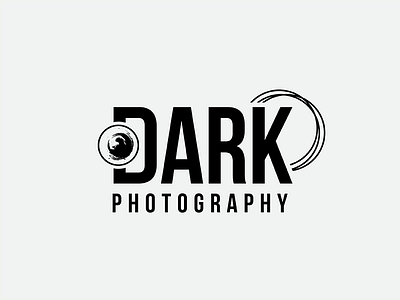 Dark Photography Photography Logo cacan design identity illustrator logo nicon photography print web