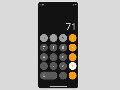 Calculator 004 calculator dailyui dailyui004 design ui ux