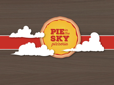 Pie In The Sky Pizzeria Logo graphicdesign logo pizza pizzeria