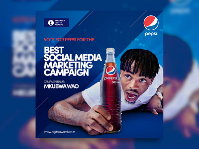 PEPSI - MKUBWA WAO CAMPAIGN awards brand branding campaign design digital digital awards illustration socialmedia