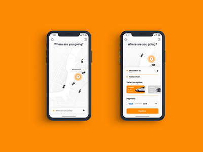 Taxi App app design interace mobile app taxi taxi app ui ui ux ux