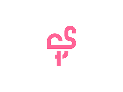 Flamingo animal beautiful flamingo icon lines logo mark minimal pink simple