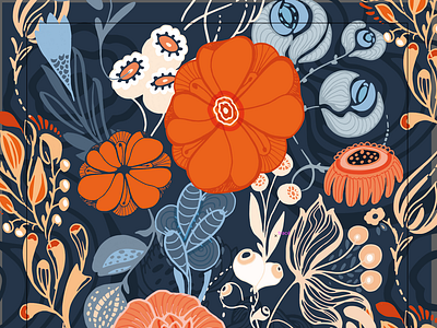 Poppies design design art designer designer portfolio designers designs flower flower illustration flowers flowers illustration nature nature illustration pattern pattern a day pattern art pattern design patterns poppies poppy vegetal