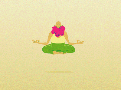 FRESHIE - ep 3 - Meditate Daily 2d after effects app cel colorful illustration illustrative meditate