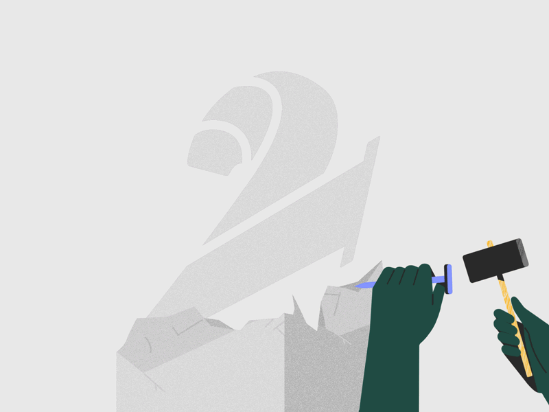 "2" Hammer character cel 2d hammer