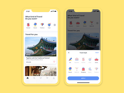 Cocoknok - Korean Travel application app design icon travel ui ux