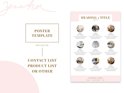 Pink Poster Template - Free Flyer