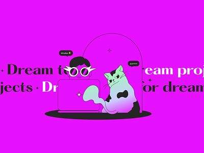 dream teams for dream projects illustration illustrator indie procreate ui