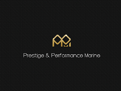 PPM Logo carbon fiber gold logo sliver titanium yacht branding