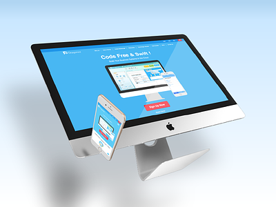 Dragonce Product Website cloud crm erp product responsive system ui website