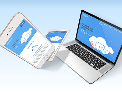 Code Free Soft Company Website cloud company it responsive system website