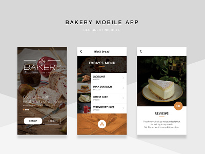BAKERY app app bakery design sketch ui ux