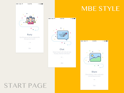 Mbe startpage app design sketch startpage ui
