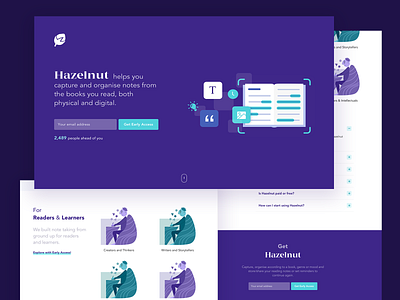 Hazelnut Landing and Home Page