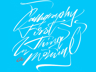 Freestyle Calligraphy calligraphy graphic design lettering type design typography