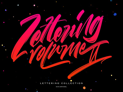 Lettering Collection 2018 brush calligraphy graphic design lettering logo design logotype script type type design typography