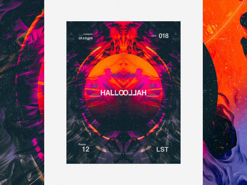 Halloween Poster glitche motion design halloween design cinema4d 3d poster design posterevryday halloween
