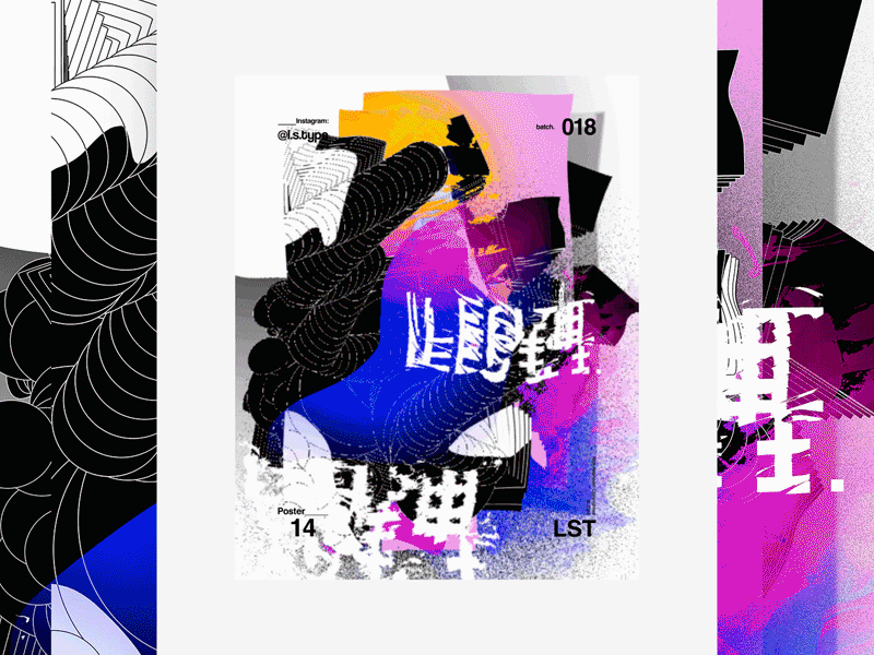 Poster #14 gradient icon c4d design web vector type ux ui typogaphy abstact animation