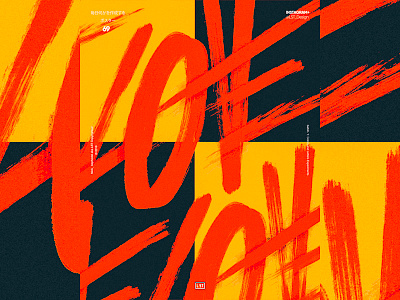 Love! 3d abstract branding calligraphy design gradient graphic design illustration lettering logo logotype poster poster art poster design type type design typography ui ux vector