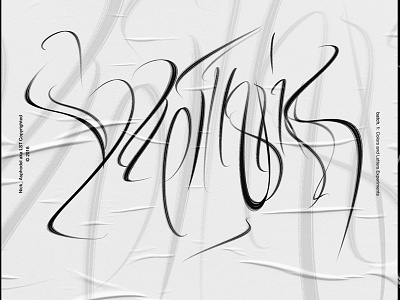 Abstract Gothic Calligraphy abstract animation branding calligraphy design gothic graphic design lettering logo motion poster art poster design postrer script type type design typography ui ux web
