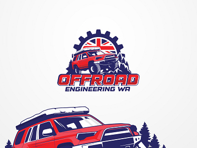 Offroad logo car logo creative design graphic design logo mascot logo offroad populer logo top logo