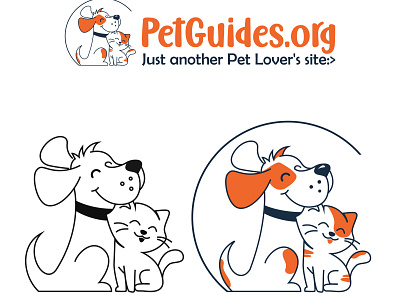 Logo creative design design logo pet friend pet logo
