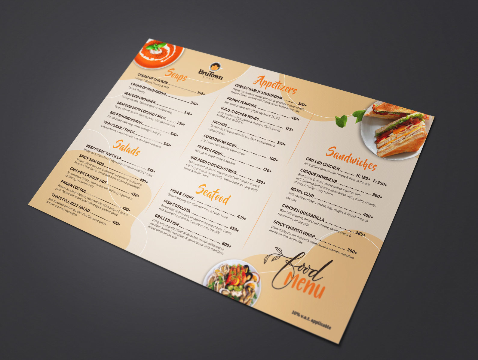 Menu Design by Paul Man on Dribbble