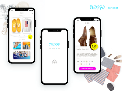 Shoopo e-commerce concept app design e commerce iphone x app mobile app shop app sketch ui ux