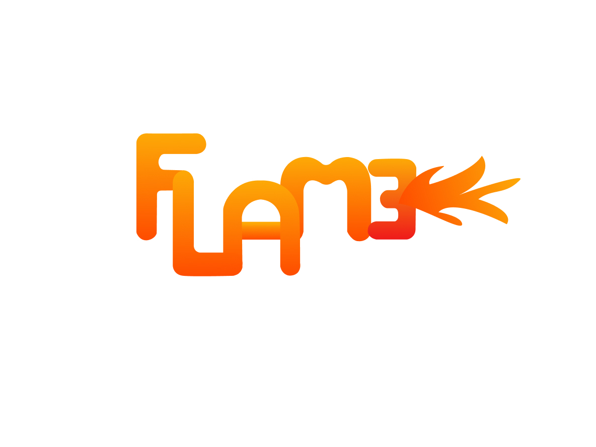 Flame Logo by Sowmya on Dribbble