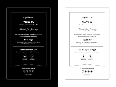 Aspire co. app branding design flat minimal mobile typography ui ux vector