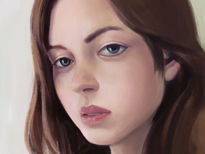 Portrait_002 avatar girl illustration women