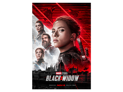 #BlackWidow Movie Poster black widow fanart movie movie poster poster