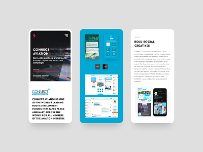 Mobile Agency Portfolio agency design portfolio simpledesign ui ux web website