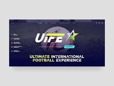 Football Coaching Website app branding coaching design football logo soccer ui ux web website