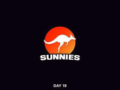 Daily Logo 19/50 - Kangaroo art branding clean dailylogo dailylogochallenge kangaro logo simple vector