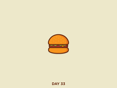 Daily Logo 33/50 - Burger Joint brand branding burger burger joint clean dailylogo dailylogochallenge logo mark simple vector
