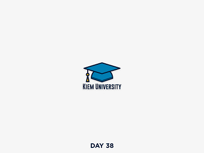 Daily Logo 38/50 - College University brand branding clean college college university dailylogo dailylogochallenge logo mark simple vector