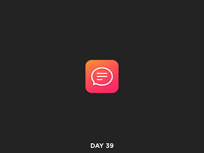 Daily Logo 39/50 - Messaging App