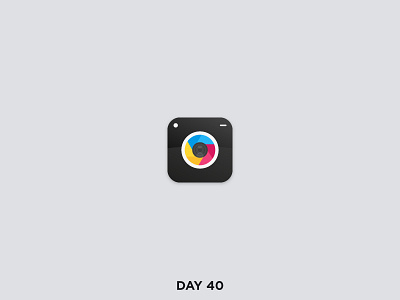 Daily Logo 40/50 - Camera App app brand branding camera clean colors dailylogo dailylogochallenge logo mark simple vector