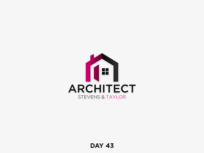 Daily Logo 43/50 - Architectural Firm architect architectural firm brand branding clean dailylogo dailylogochallenge gradient logo mark simple vector