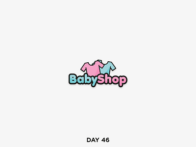 Daily Logo 46/50 - Baby Apparel Brand apparel baby baby apparel brand branding clean dailylogo dailylogochallenge logo mark simple vector