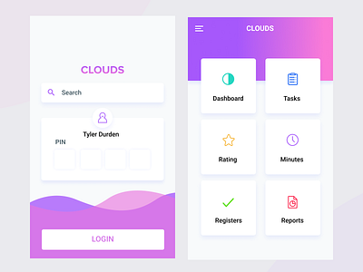 Dashboard Concept app illustration ui