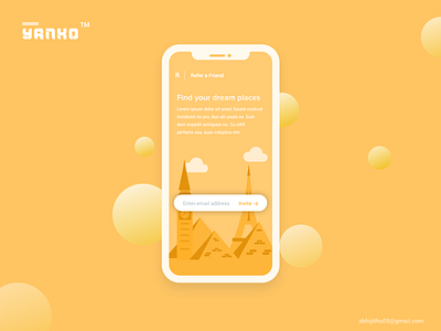 Yanko app illustration ui