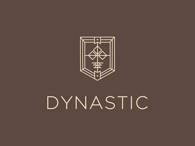 Dynastic Logo brand darencurtis design family history lineage logo name strong symbol